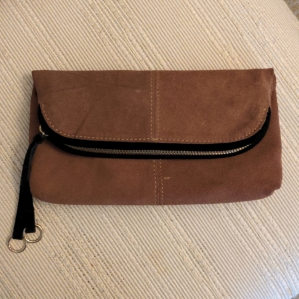 Suede Clutch